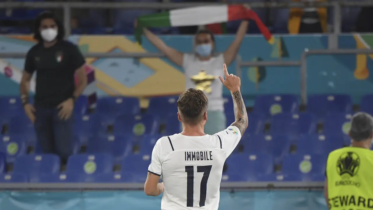 Foto Piala Eropa: Duet Maut Immobile-Insigne, Italia Gulung Turki di Pertandingan Pembuka Euro 2020