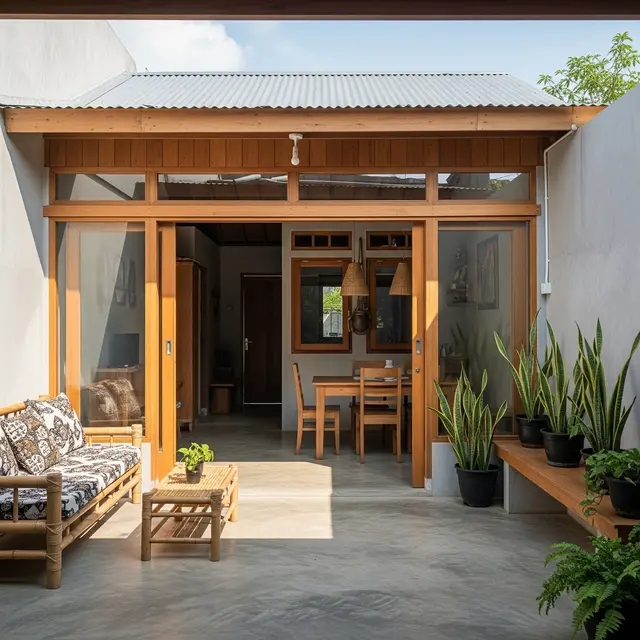 9 Desain Rumah Sederhana 1 Lantai di Lahan Terbatas Budget 100 Juta
