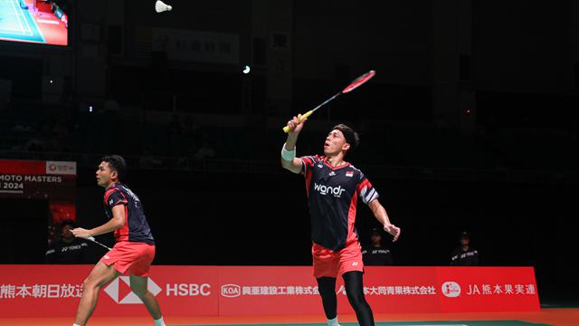 Fajar Alfian/Muhammad Rian Ardianto - Kumamoto Masters 2024 - Bulu Tangkis
