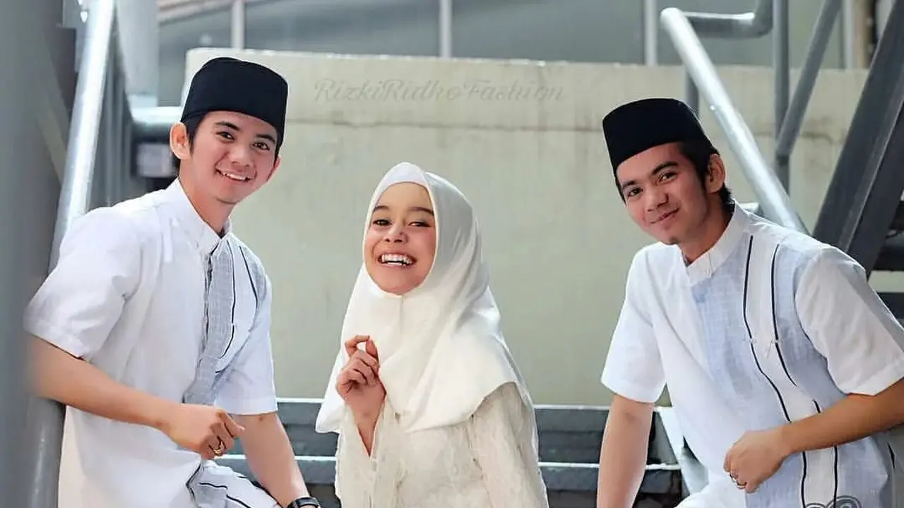 Rizki dan Rido DA bersama Lesti Kejora. (Foto: Dok. Instagram @da2_rizki123)