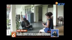 Ibu kos korban pembunuhan siswi SMK, Adriana Yubelia Noven, sempat melihat pelaku mondar mandir di depan rumah kos sehari sebelum penusukan.
