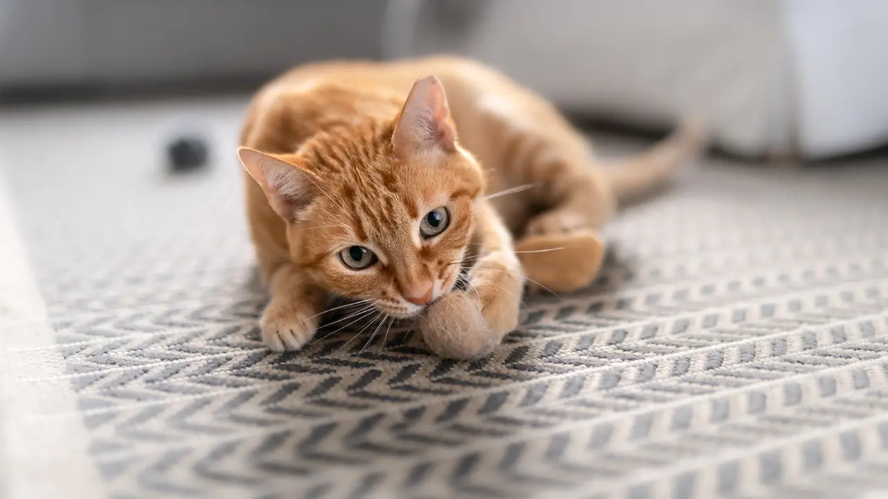 Ilustrasi bulu kucing