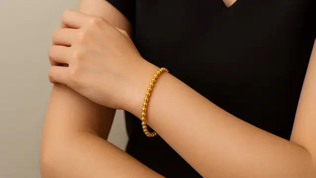 Model Gelang Emas 24 Karat 5 Gram yang Paling Hits Tahun Ini/Ilustrasi gambar AI