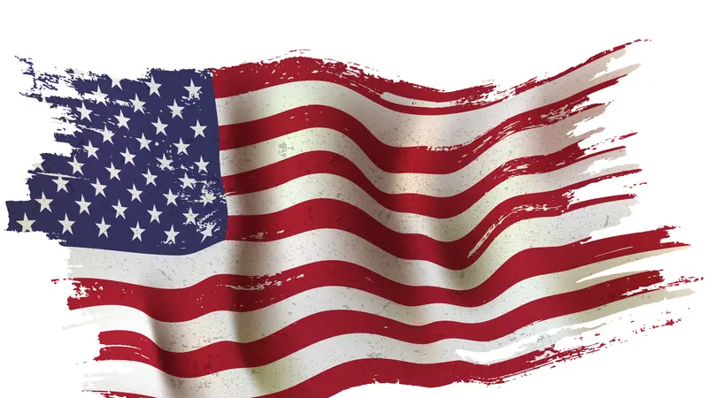 Ilustrasi bendera Amerika Serikat (AS)