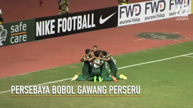 Persebaya Surabaya meraih poin sempurna di laga perdana Go-Jek Liga 1 bersama Bukalapak