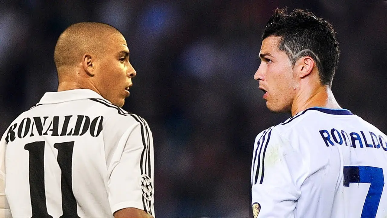 Ronaldo da Lima dan Cristiano Ronaldo. (Youtube)