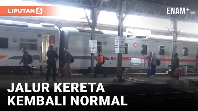 Usai Tabrakan dengan Truk, Jalur KA Brantas Jakarta-Blitar Sudah Kembali Normal