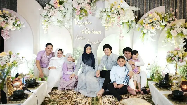 Atta Halilintar dan Aurel Hermansyah.