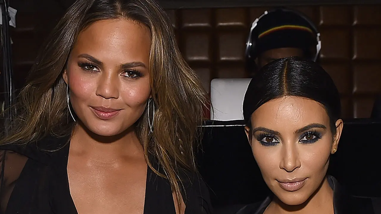 Chrissy Teigen dan Kim Kardashian
