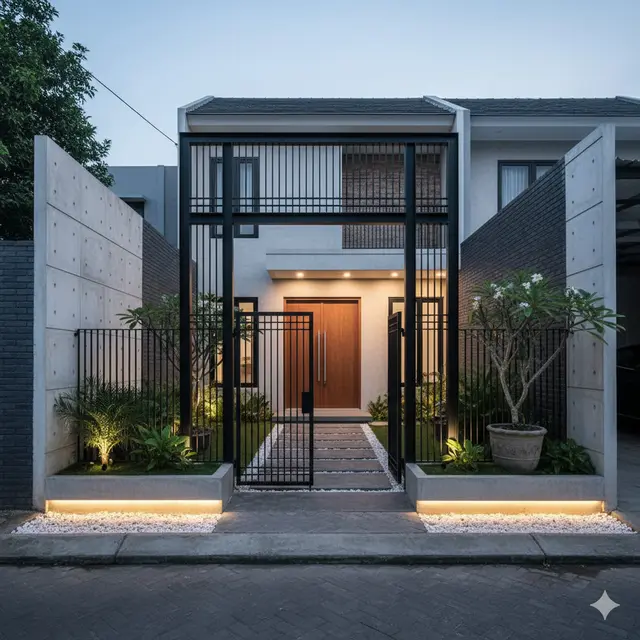 8 Model Gapura Depan Rumah Minimalis, Tampil Elegan dan Jadi Pusat Perhatian dari Gerbang Pertama
