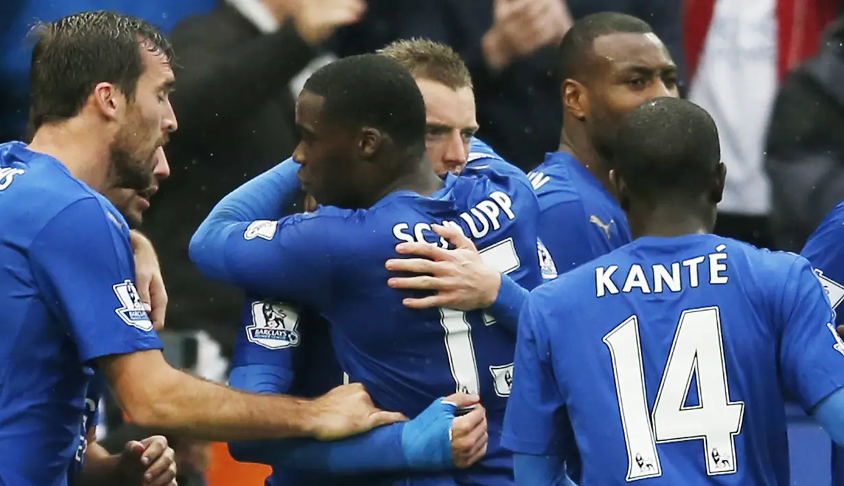 Penampilan striker berkebangsaan Inggris itu pada musim ini memang terbilang spesial dibanding musim sebelumnya dimana Vardy hanya mencetak 5 gol dari 34 kali penampilan.(Action Images via Reuters/Andrew Boyers)