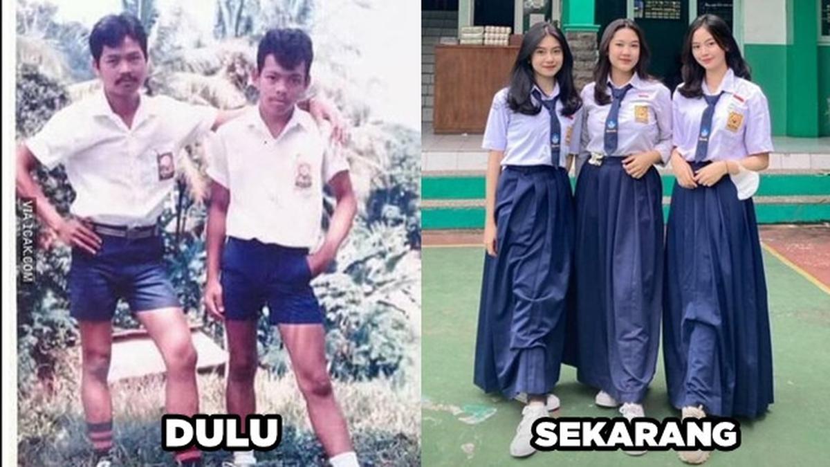 6 Foto Lawas Anak SMP Zaman Dulu, Beda Banget Sama Sekarang - Hot ...