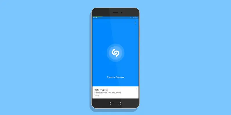 Aplikasi pengenal lagu, Shazam. (Doc: The Next Web)