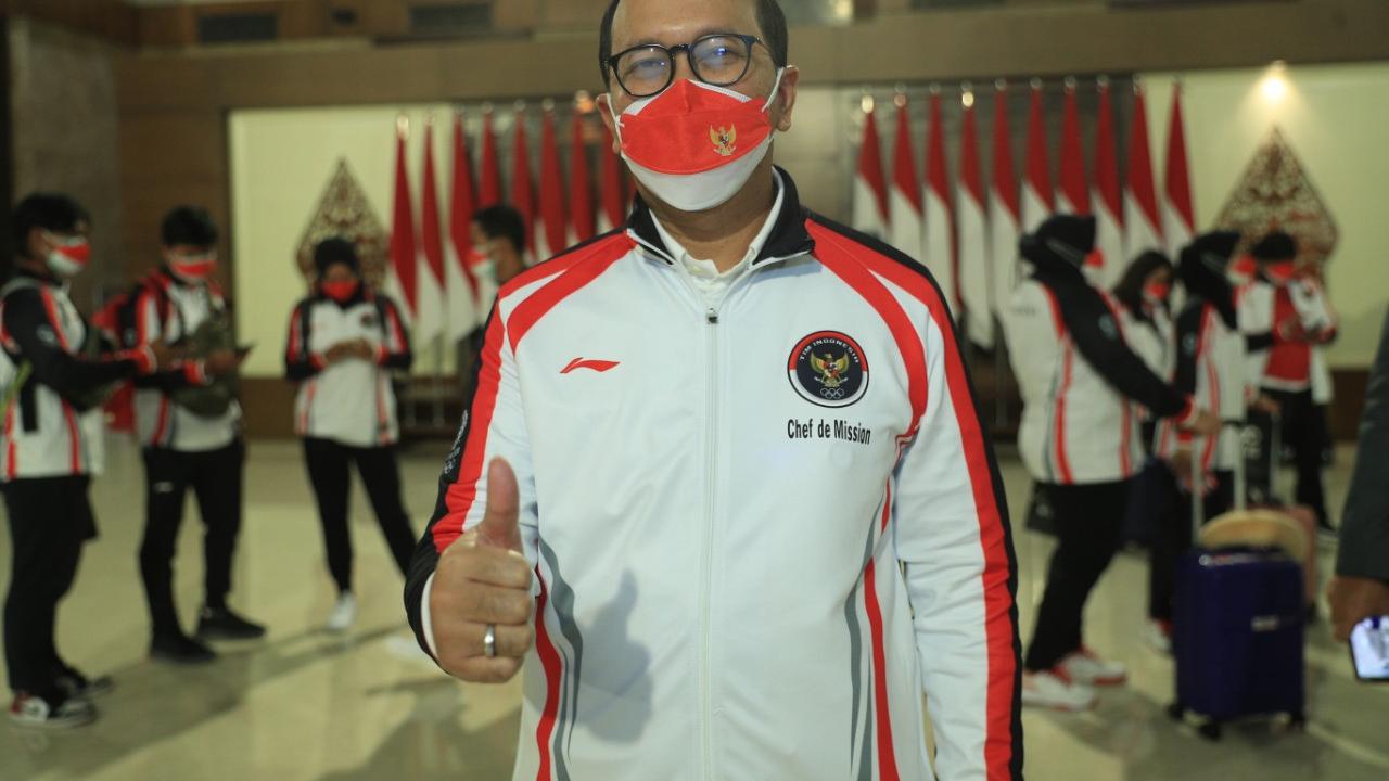 Chef de Mission (CdM) Kontingen Indonesia, Rosan P Roeslani.