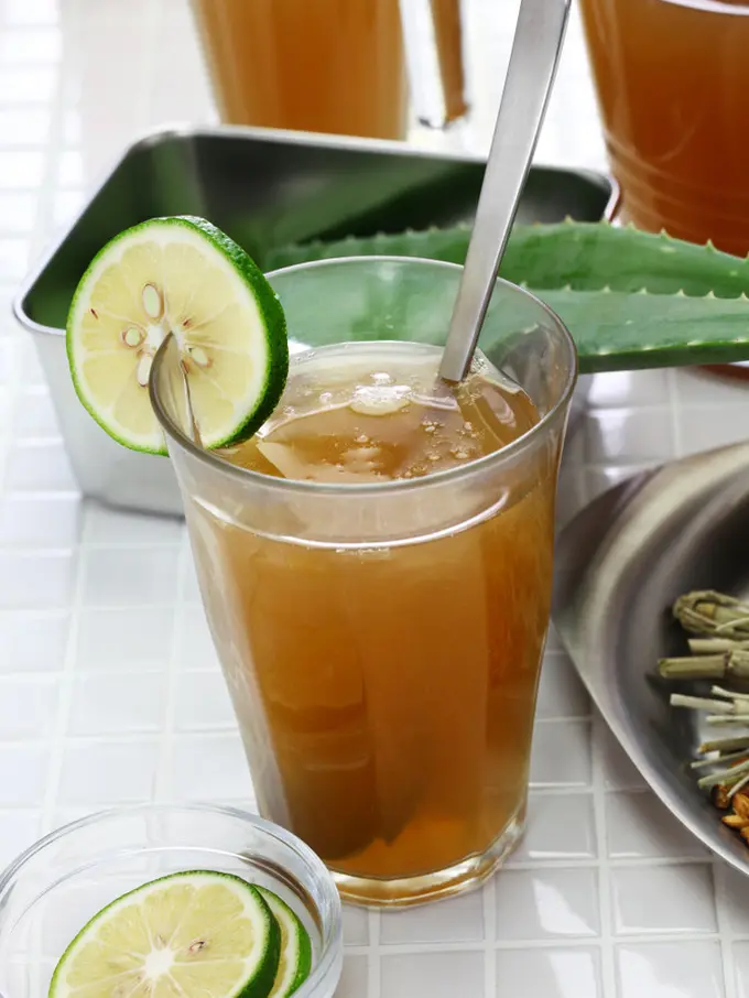 Resep Teh Jahe Lidah Buaya Hangat Penurun Kolesterol Food 3067