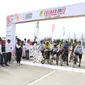 Ajang balap sepeda Sulbar Nasional Criterium Race 2023 di Mamuju (Foto: Liputan6'.com/ISSI Sulbar)