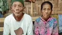 Mbah Kiman dan Mbah Sutinah, menikah di usia senja tak menghalangi kebahagiaan mereka. (foto: Liputan6.com / istimewa / edhie prayitno ige)
