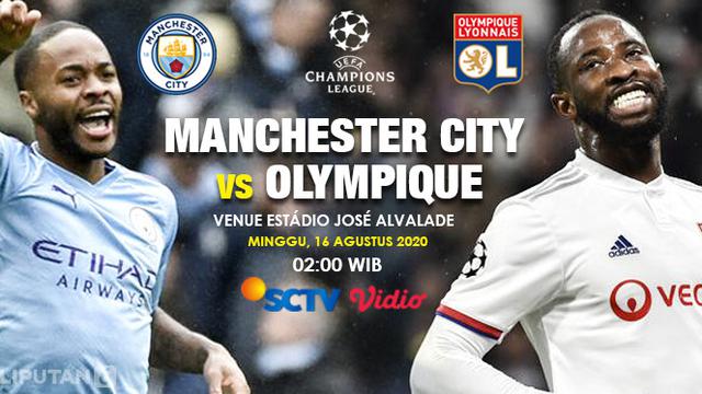 Prediksi Manchester City Vs Olympique Lyonnais