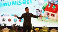 Menteri Kesehatan RI Budi Gunadi Sadikin hadir pada acara &ldquo;Rembuk Aksi Kolaborasi untuk Imunisasi&rdquo; yang digelar di Bangsal Kepatihan, Kantor Gubernur Daerah Istimewa Yogyakarta pada Kamis, 21 Juli 2022. (Dok Kementerian Kesehatan RI)