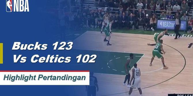 Cuplikan Pertandingan NBA : Bucks 123 vs Celtics 102