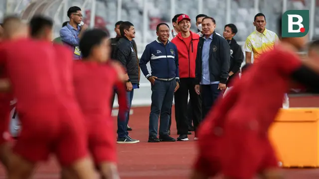 Official Training Timnas Indonesia Jelang Laga Semfinal Piala AFF 2022 Melawan Timnas Vietnam