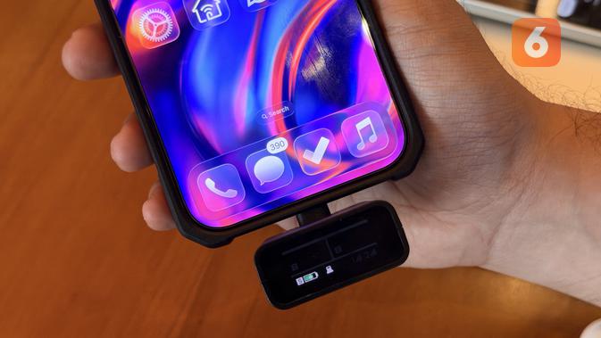 Colok ke iPhone dan Android tanpa harus instal aplikasi tambahan. (Liputan6.com/ Yuslianson)
