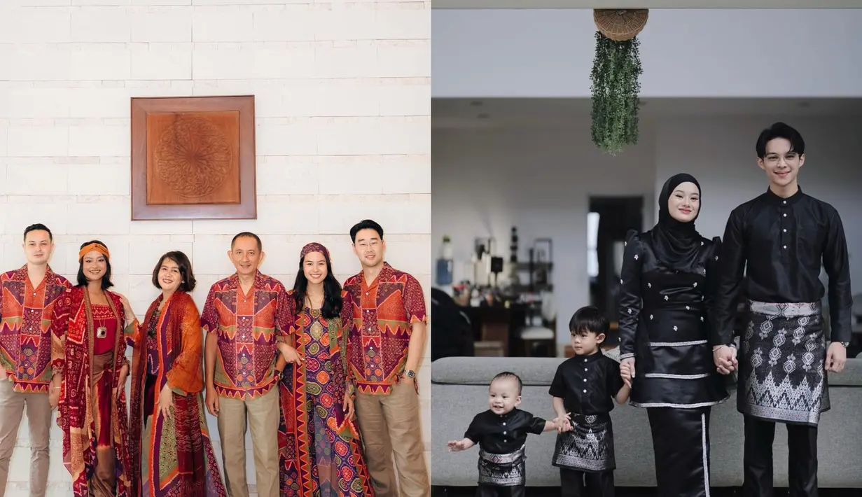 Sederet keluarga artis ini kenakan seragam keluarga yang unik sebagai baju Lebaran. Ada Maudy Ayunda hingga Dinda Hauw. [@maudyayunda @dindahw]