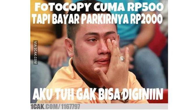 Meme Tukang Parkir (Sumber: 1cak)