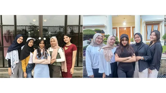 5 Potret Fuji Reka Ulang Foto Zaman SMA, Dipuji Tetap Ingat Teman Lama