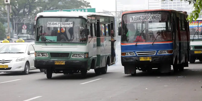 Kopaja dan Metromini Dilarang Melintasi Jalan Protokol Selama Asian Games 2018