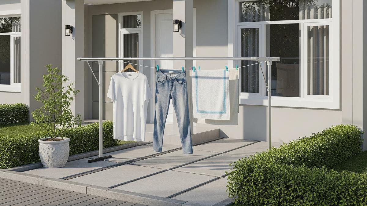 7 Contoh Area Jemuran di Depan Rumah Tipe 36 yang Rapi dan Tidak Mengganggu Pemandangan