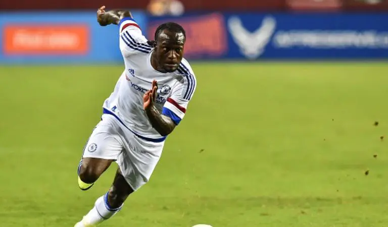 Gelandang Chelsea asal Nigeria, Victor Moses. (AFP/Nicholas Kamm)