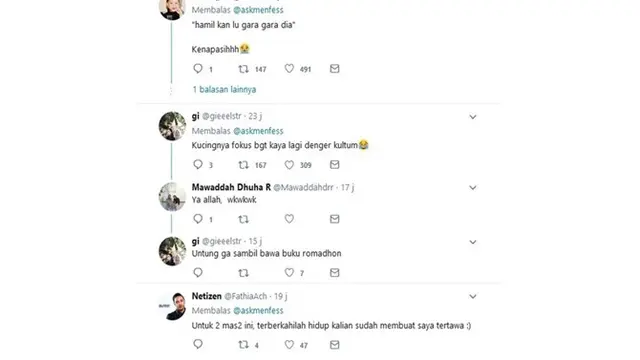 Remaja Melerai Kucing