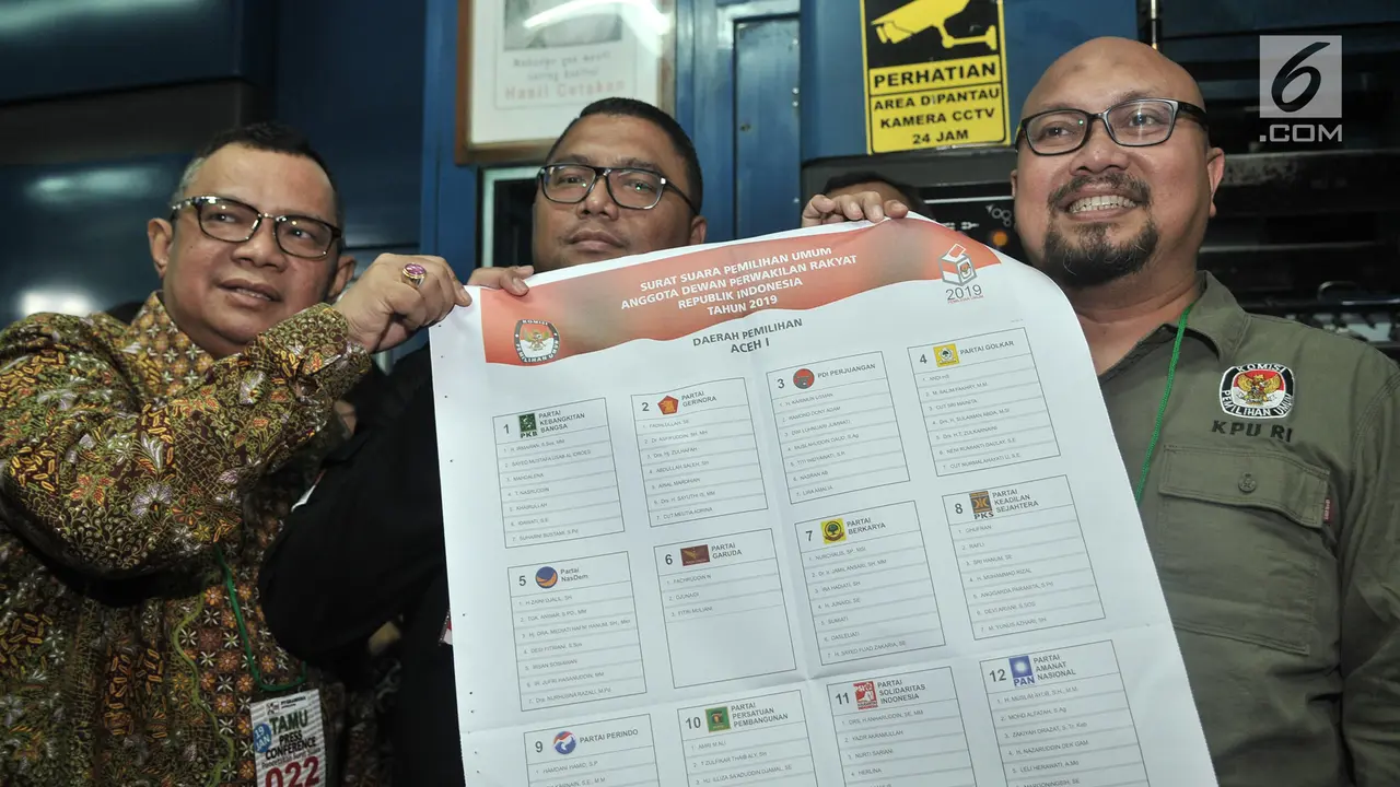 Mengintip Pencetakan Surat Suara Pileg 2019
