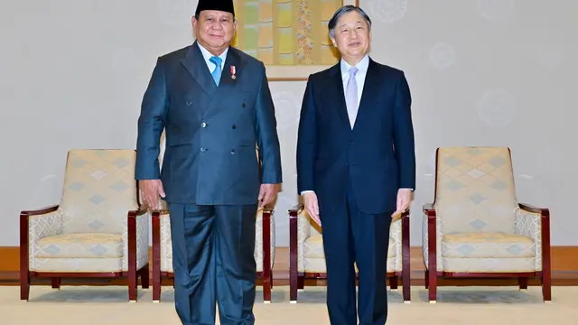 Prabowo Temui Kaisar Naruhito di Istana Kekaisaran