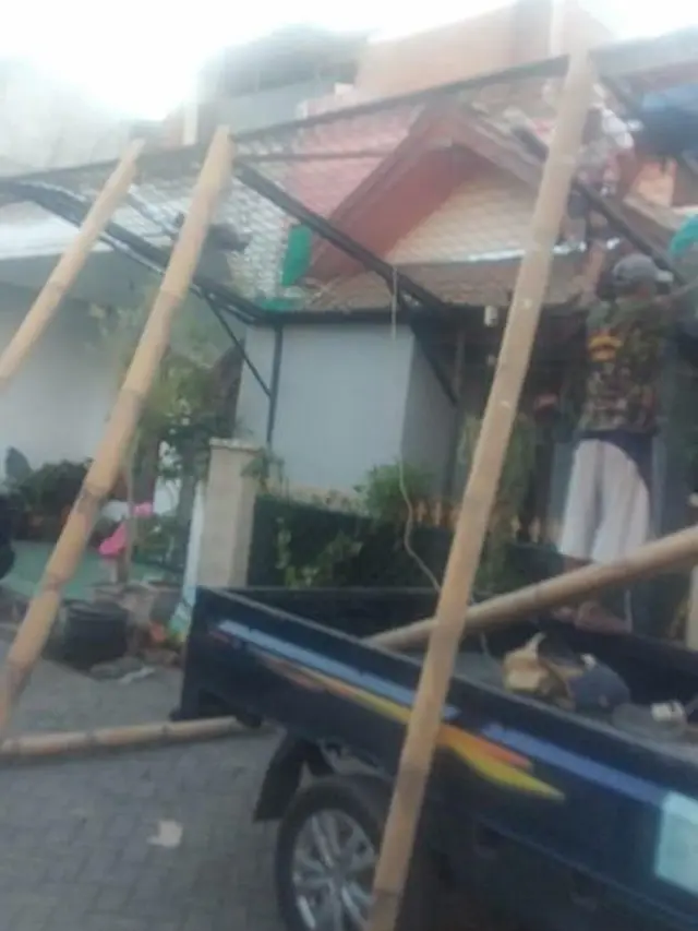 Potret Kanopi Rumah Clara Gopa yang Kini Dibongkar (sumber: instagram/claragopaduosemangkareal69)