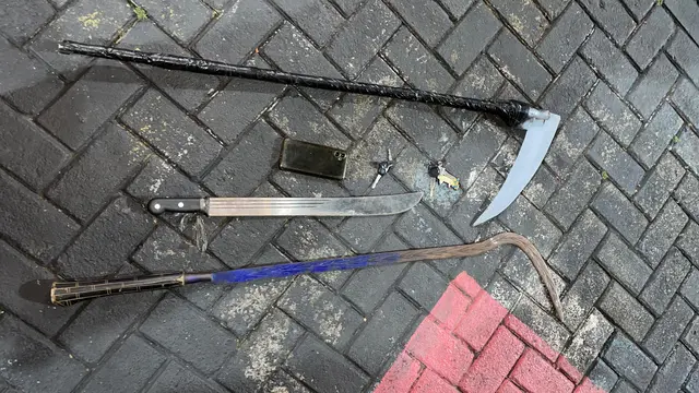 Polisi Menangkap 6 Remaja Diduga Hendak Tawuran di Kebon Jeruk Jakarta Barat