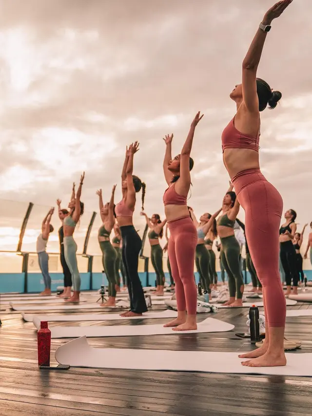 Andrea Dian lakukan olahraga pilates (Instagram/andreadianbimo)