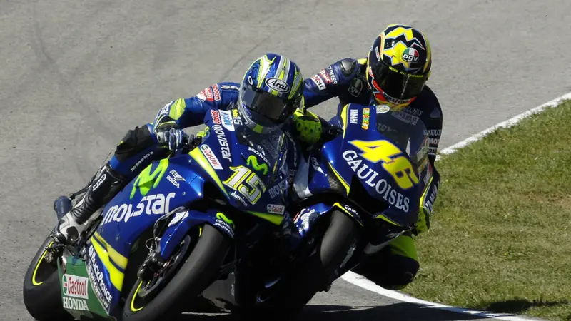 Valentino Rossi dan Sete Gibernau