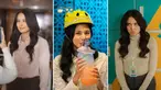 Kolase foto kelakuan Aurelie Moeremans di lokasi syuting, dari lucu menggemaskan sampai mengundang tawa. (Instagram/@aurelie)