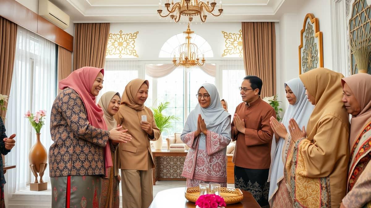 Makna Minal Aidin Wal Faizin Mohon Maaf Lahir dan Batin dan Tulisan Arabnya