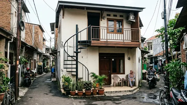 Rumah 2 Lantai Double Decker