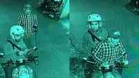 Aksi pencurian motor yang terjadi di Asrama Polri Palmerah Jakarta Barat (Istimewa)