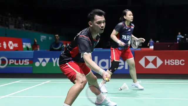 Rinov Rivaldy/Pitha Haningtyas Mentari - Malaysia Open 2024 - Bulu Tangkis
