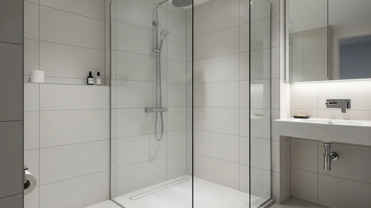 Model Kamar Mandi Kloset Jongkok Dengan Sekat Shower/Ilustrasi AI