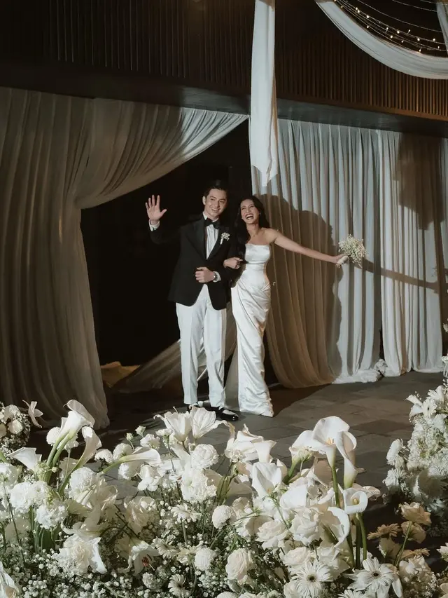 Resmi Jadi Istri Angga Yunanda, 8 Potret Shenina Cinnamon Pancarkan Effortless Beauty Dalam Balutan Gaun Resepsi Minimalis