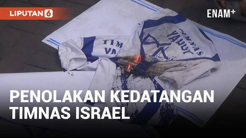 VIDEO: Para Pemuda Muhammadiyah Demo Penolakan Kedatangan Timnas U-20 Israel