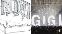 Sketsa Panggung Konser Gigi Band (Instagram/@edykhemod)