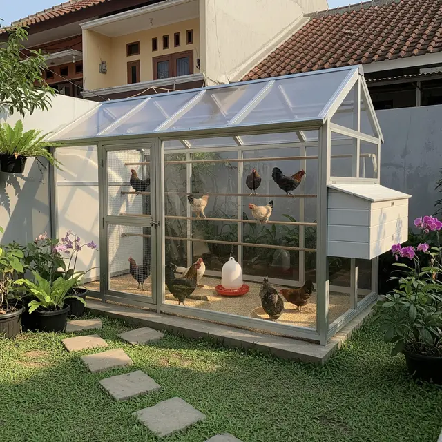 9 Model Kandang Ayam Tertutup tapi Transparan, Inovasi Modern Peternakan Unggul