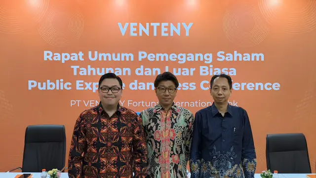 Public Expose PT VENTENY Fortuna International Tbk tahun 2025.